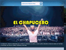 Tablet Screenshot of elchapucero.com